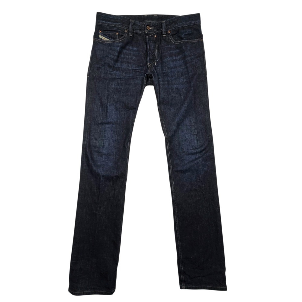 Diesel Safado Jeans Mens 33x34 Dark Wash Regular Slim Straight 0823K Denim